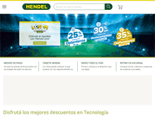 Tablet Screenshot of hendel.com